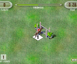 Show Jumping Horse game in flash